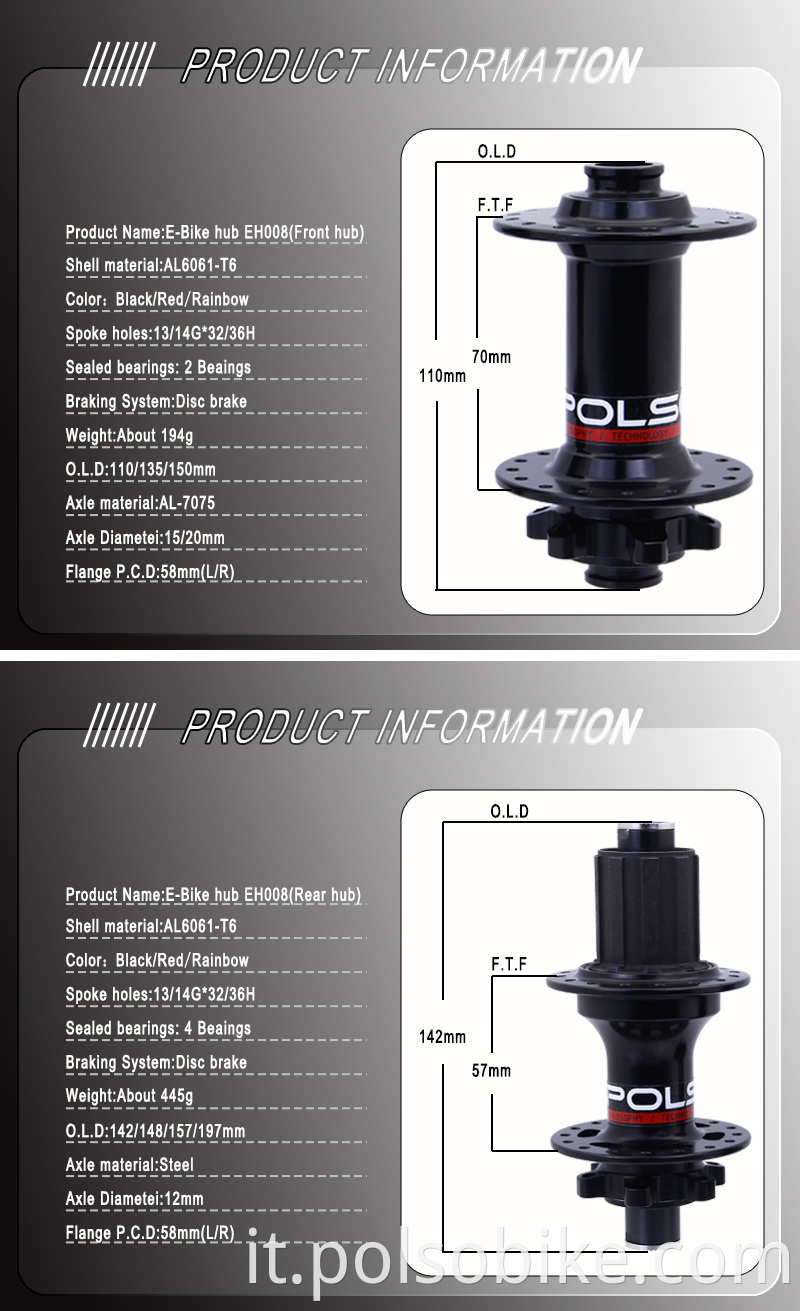 ebike hub 32h